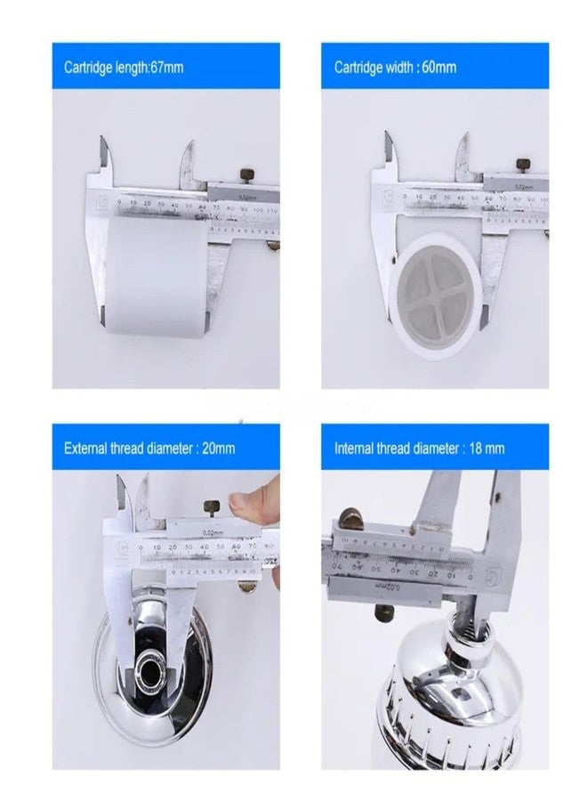 Boniry Shower Filter For Bathroom | Advanced 20 Stage Water Purifier for Healthier Skin & Hair | Hard Water Softener For Tap | Tap with Replaceable Cartridge (Shower Filter) - Image 3